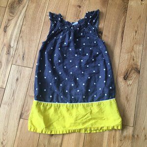 Sleeveless Polka Dot Shift Dress